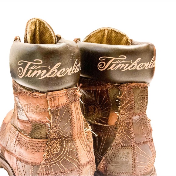 Timberland Leather Patchwork Boots - Picture 4 of 6